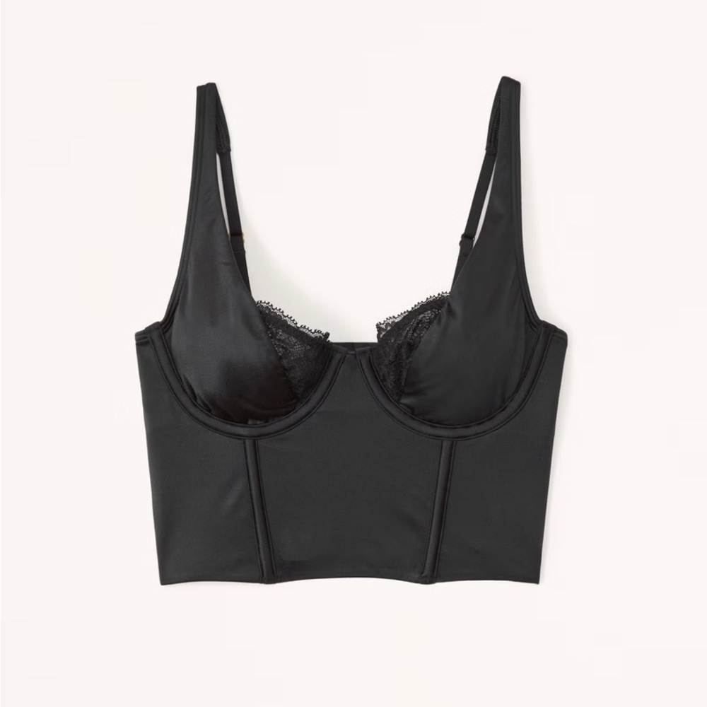Abercrombie Lace and Satin Balconette Corset